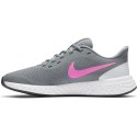 Buty do biegania Nike Revolution 5 szaro-różowe BQ5671 015