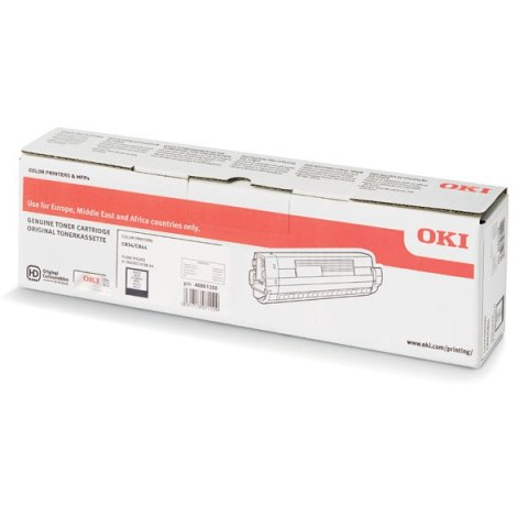 OKI oryginalny toner 46861308, black, 10000s, OKI C824, 834, 844