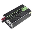 Przetwornica napięcia Inwerter Green Cell 12V na 230V 500W/1000W Modyfikowana sinusoida