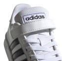 Buty dla dzieci adidas Grand Court C biało-czarne EF0109