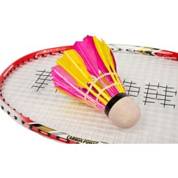 Lotka badminton z piór 3szt kolorowa