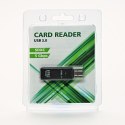 Czytnik kart pamięci USB (3.0), 301, SD/TF, zewnętrzny, czarna