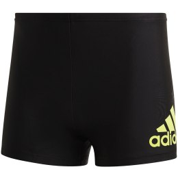 Spodenki kąpielowe męskie adidas Fitness Badge Boxers czarne FS3402