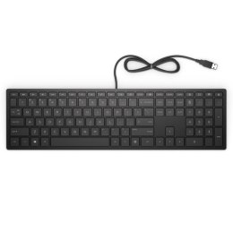 HP Pavilion Keyboard 300, Klawiatura przewodowa (USB), czarna, CZ