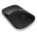 HP mysz Z3700 Wireless Black Onyx  1200DPI  2.4 [GHz]  optyczna Blue LED  3kl.  1 scroll  bezprzewodowa  czarna  1 szt AA  Windo