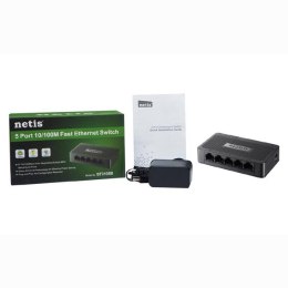 NETIS switch ST3105S 100Mbps, auto MDI/MDIX , plug-and-play
