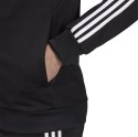 Dres męski adidas Back to Basic 3 Stripes Tracksuit czarno-biały DV2448