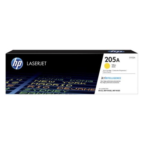 HP oryginalny toner CF532A  yellow  900s  HP 205A  HP Color LaserJet Pro M180n  M181fw