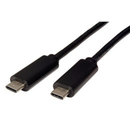 Kabel USB (3.1), USB C M- USB C M, 0.5m, czarny, plastic bag
