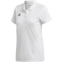 Koszulka damska adidas Team 19 Polo Women biała DW6878