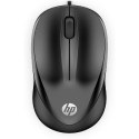 HP mysz X1000 Wired mouse, 1200DPI, optyczna, 3kl., 1 scroll, przewodowa USB, czarna, Microsoft Windows Vista/XP/7/8