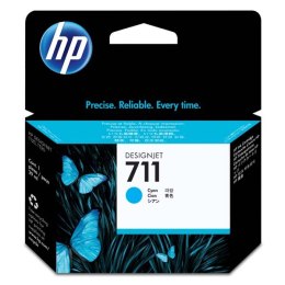 HP oryginalny ink   tusz CZ130A  HP 711  cyan  29ml  HP DesignJet T120  T520