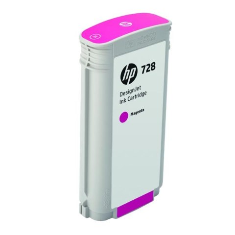 HP oryginalny ink / tusz F9J66A  HP 728  magenta  130ml  HP DesignJet T730  DesignJet T830  DesignJet T830 MFP