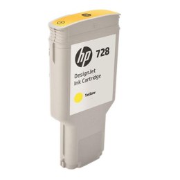 HP oryginalny ink / tusz F9K15A, HP 728, yellow, 300ml, HP DesignJet T730, T830