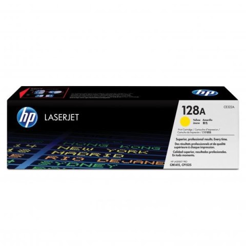 HP oryginalny toner CE322A, yellow, 1300s, HP 128A, HP LaserJet Pro CP1525n, 1525nw, CM1415fn, 1415fnw