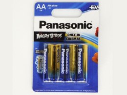 Bateria Alkaliczna Panasonic 1,5V LR6 Evolta AA - Blister 4 Sztuki