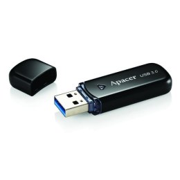 Apacer USB flash disk, 3.0, 16GB, AH355, czarny, AP16GAH355B-1, z osłoną