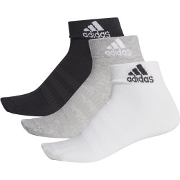 Skarpety adidas Light ANK 3PP czarno-białe-szare DZ9434