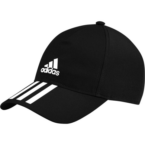 Czapka z daszkiem adidas męska BB C 3S 4A A.R OSFM czarno-biała FK0882