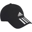 Czapka z daszkiem adidas męska BB C 3S 4A A.R OSFM czarno-biała FK0882