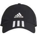 Czapka z daszkiem adidas męska BB C 3S 4A A.R OSFM czarno-biała FK0882