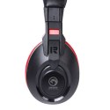 Marvo H8321, słuchawki z mikrofonem, regulacja głośności, czarna, 2 x 3.5 mm Jack