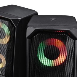 Marvo głośniki SG-265, 2.0, 6W, czarne, regulacja głośności, do gry, 160Hz-20kHz, RGB
