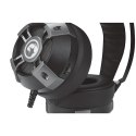 Marvo HG9015G, słuchawki z mikrofonem, regulacja głośności, czarna, USB