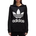 Bluza damska adidas Trefoil Hoodie czarna CE2408