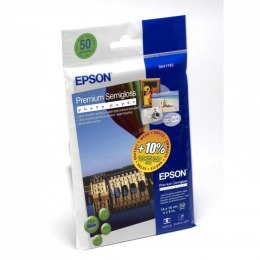 Epson Premium Semigloss Photo, foto papier, połysk, biały, 10x15cm, 4x6