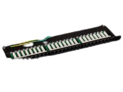 Patch panel OPTIMUM UTP kat.5e 24 porty LSA 0.5U