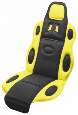 Pokrowiec na siedzenie Race - uniwersalny, czarno-żółty