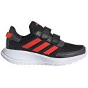 Buty dla dzieci adidas Tensaur Run C czarno-czerwone EG4143