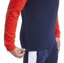 Bluza męska Reebok Te Linear Logo Fleece Crew czerwona FS8473