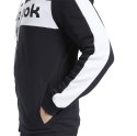 Bluza męska Reebok Te Linear Logo Fz Hoody czarna FU3131