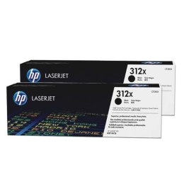 HP oryginalny toner CF380XD, black, 8800 (2x4400)s, HP 312X, HP Color LaserJet Pro MFP M476dn, MFP M476dw, MFP M47, dual pack, 1