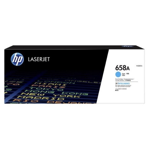 HP oryginalny toner W2001A, cyan, 6000s, HP 658A, HP Color LaserJet Enterprise M751 Series