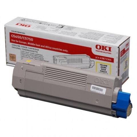 OKI oryginalny toner 43872305  yellow  2000s  OKI C5650  5750