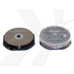 DataTresorDisc DVD+R, 10-pack, 4.7GB, 4x, 12cm, General, Standard, cake box, bez możliwości nadruku, do archiwizacji danych