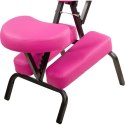 Fotel do masażu Movit składany różowy 8,5 kg