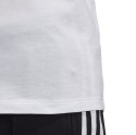 Koszulka damska adidas 3 Stripes Tee biało-czarna ED7483