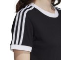 Koszulka damska adidas 3 Stripes Tee czarno-biała ED7482