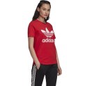 Koszulka damska adidas Trefoil Tee czerwona FM3302