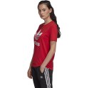 Koszulka damska adidas Trefoil Tee czerwona FM3302