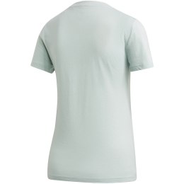 Koszulka damska adidas W Essentials Linear Slim Tee miętowa FM6424