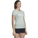 Koszulka damska adidas W Essentials Linear Slim Tee miętowa FM6424