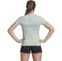 Koszulka damska adidas W Essentials Linear Slim Tee miętowa FM6424