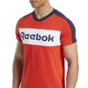 Koszulka męska Reebok TE Linear Logo SS Graphic Tee czerwona FU3118