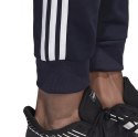 Spodnie męskie adidas Essentials 3S Tapered Tricot granatowe DU0452