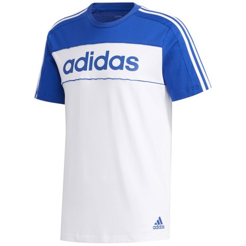 Koszulka męska adidas Essentials Tape biało-niebieska GD5479